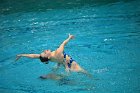 Artistic Swim vs TWC  Wheaton College Artistic Swimming vs Texas Women’s College. - Photo By: KEITH NORDSTROM : Wheaton, Artistic Swimming